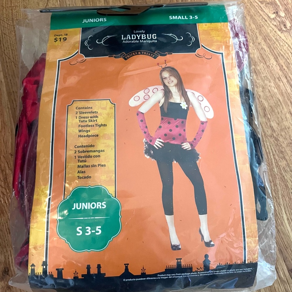 ladybug halloween costume from the 2000s